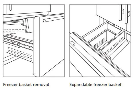 SUB-ZERO ICBCL4850S 122 CM Classic Refrigerator User Guide - FREEZER DRAWERS