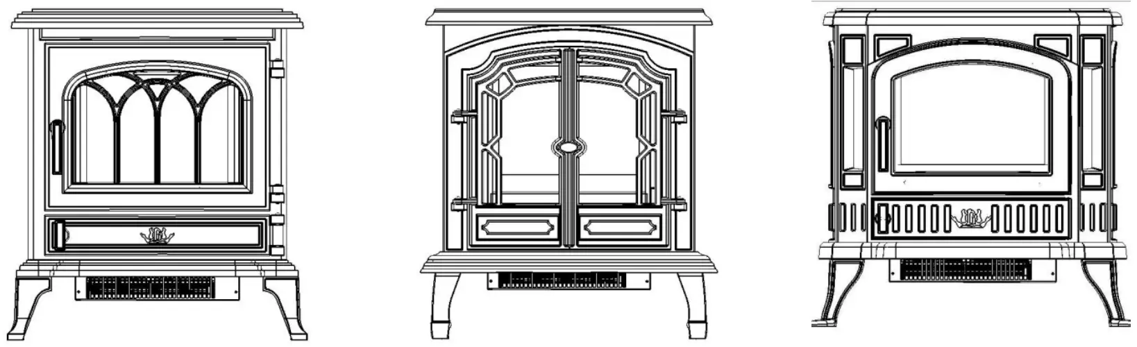 bemodern 200695 Broseley Canterbury Electric Stove