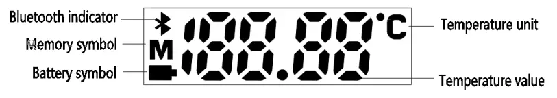 ALICN AET F341 Electronic Thermometer - Display