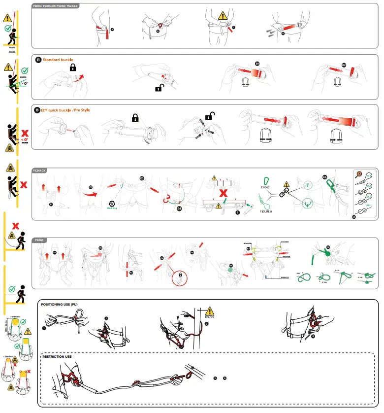 FS FALLSAFE FS241 02 Work Positioning Belts and Sit Harness - fig4
