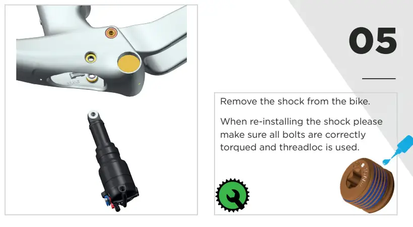 SCOTT SPARK MY22 Shock Mount Kit - bolt 3