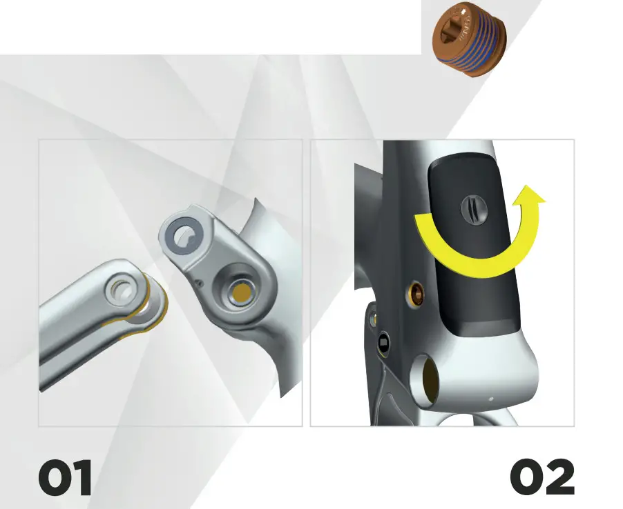 SCOTT SPARK MY22 Shock Mount Kit - bolt