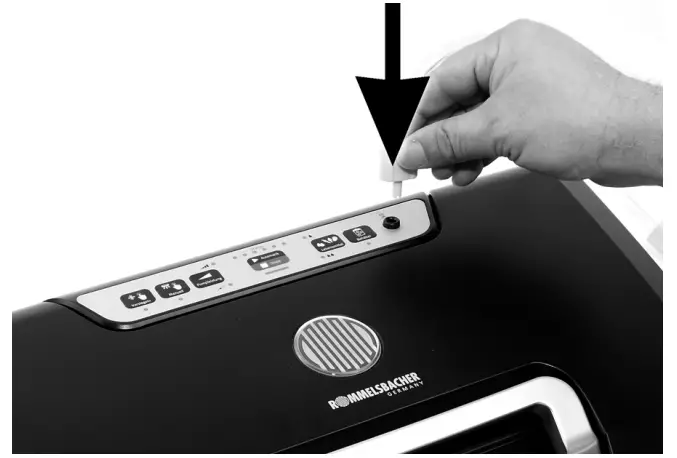 Preparing the appliance for operation