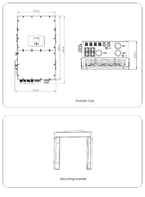 SUNSYNK SUN 25K SG01HP3 EU BM2 Three Phase Hybrid Inverter - fig 2