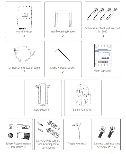 SUNSYNK SUN 25K SG01HP3 EU BM2 Three Phase Hybrid Inverter - fig 5