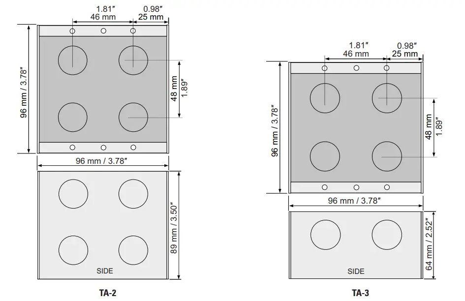 Zenitel TMIV-1+ Turbine Mini Video Intercom - Mount