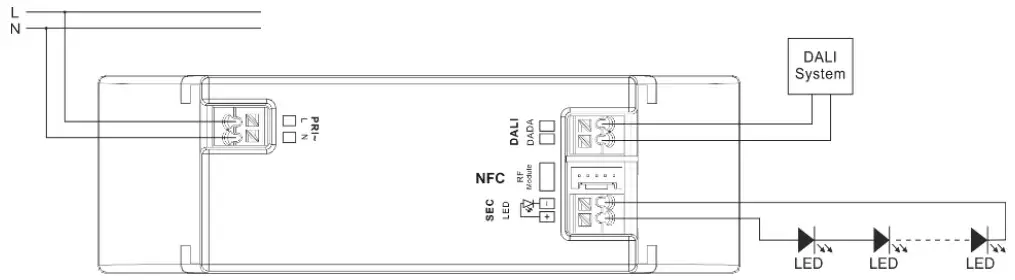 CONRAD 1006456 Dimmable LED Driver with DALI Control Input - basic insulated