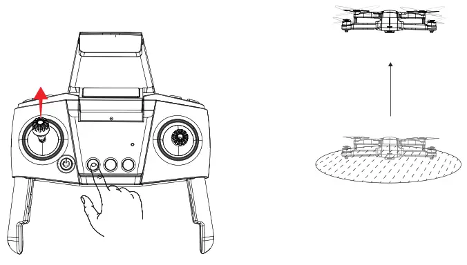 Bwine F7MINI Drones with Camera for Adults - Take off