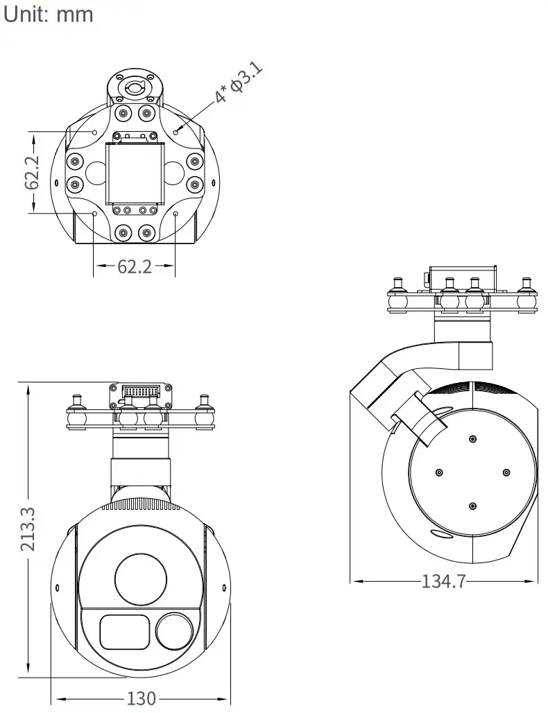 Viewpro A30TR AI 30x EO IR Dual-Sensor Laser Rangefinder Object Tracking Gimbal Camera - fig 15