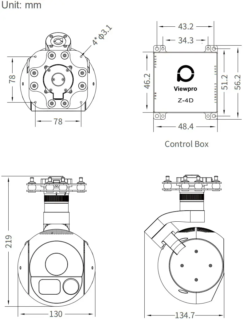Viewpro A30TR AI 30x EO IR Dual-Sensor Laser Rangefinder Object Tracking Gimbal Camera - fig 16