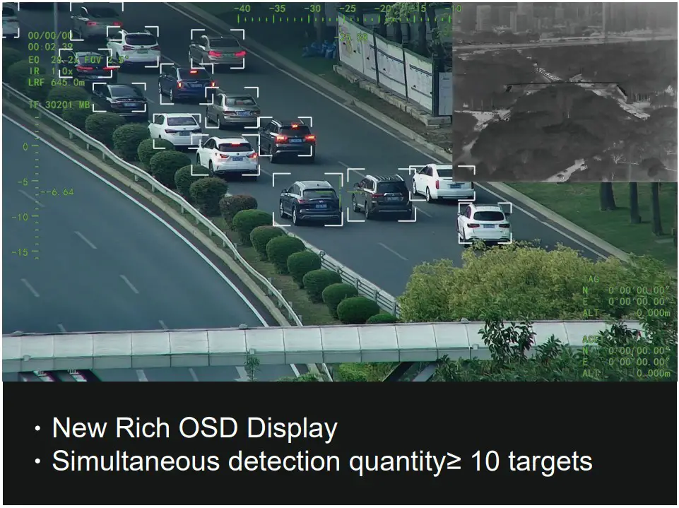 Viewpro A30TR AI 30x EO IR Dual-Sensor Laser Rangefinder Object Tracking Gimbal Camera - fig