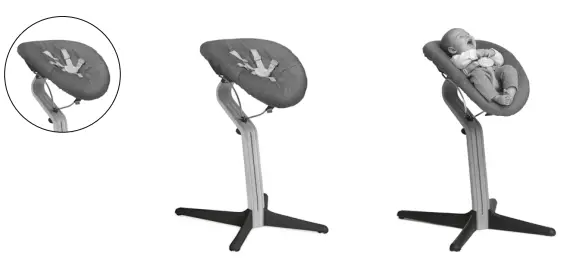 STOKKE Nomi Chair Walnut White - fig1