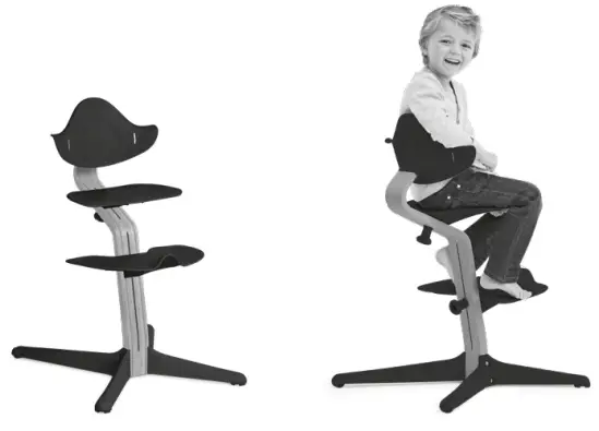 STOKKE Nomi Chair Walnut White - fig3