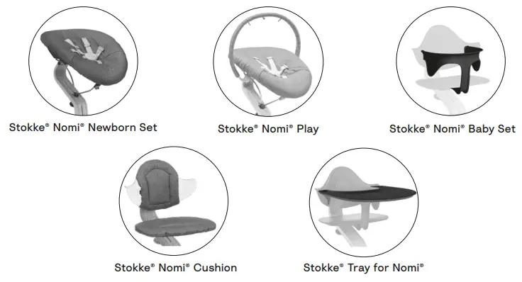 STOKKE Nomi Chair Walnut White - fig4