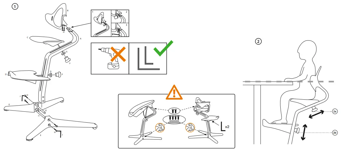 STOKKE Nomi Chair Walnut White - fig6