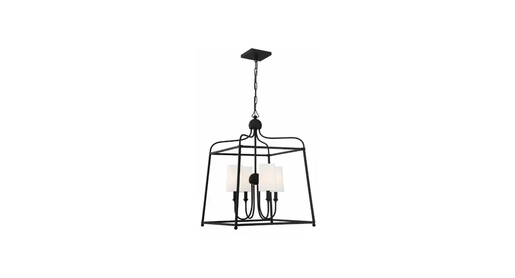 Crystorama 2244-bf Sylvan Lantern Chandelier Instruction Manual
