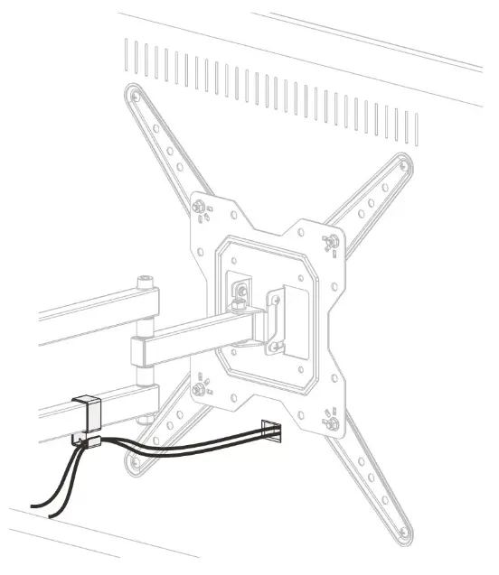 Kogan KAWLMFM55MA Tilt Extendable Full Motion Wall Mount - SECURING 2