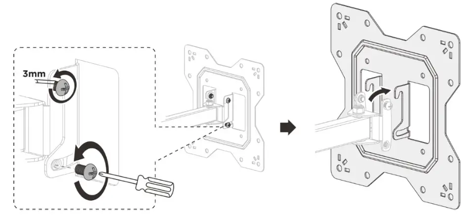 Kogan KAWLMFM55MA Tilt Extendable Full Motion Wall Mount - WALL 1
