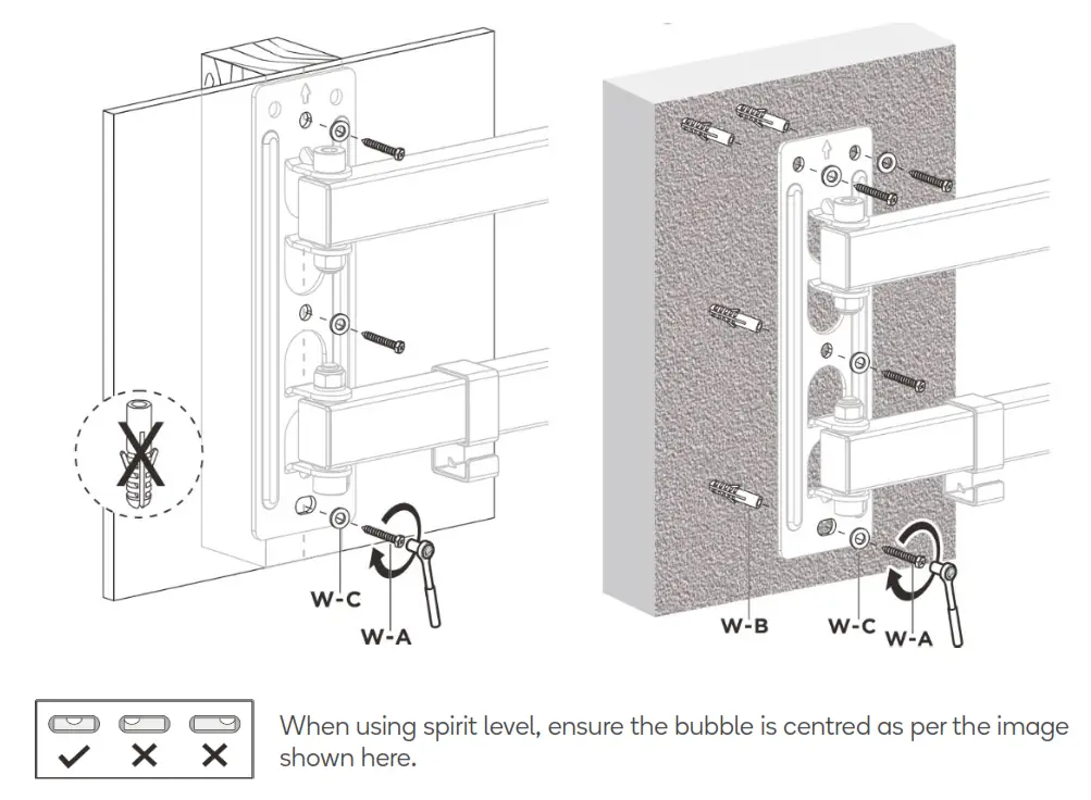 Kogan KAWLMFM55MA Tilt Extendable Full Motion Wall Mount - WALL4