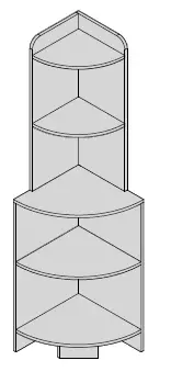 Tribesigns-F1583-P1-Charles-5-Shelf-Corner-Shelf-Bookcase-14