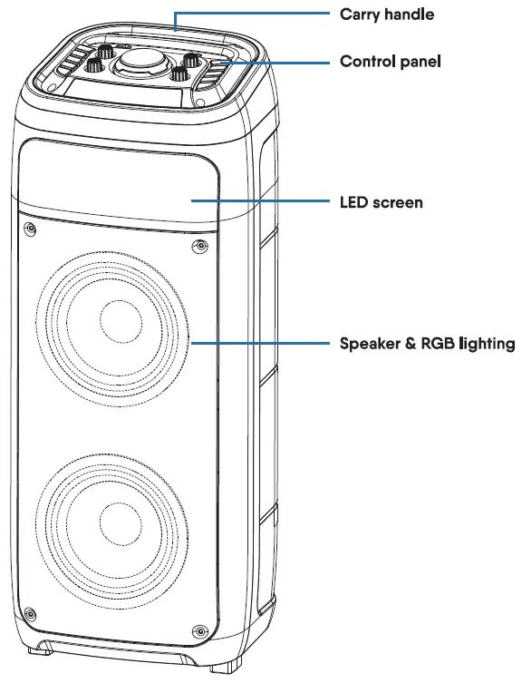 SPK-LEDME-371-Laser-RGB-Party-Speaker-with-LED-Message-Panel-fig- (2)