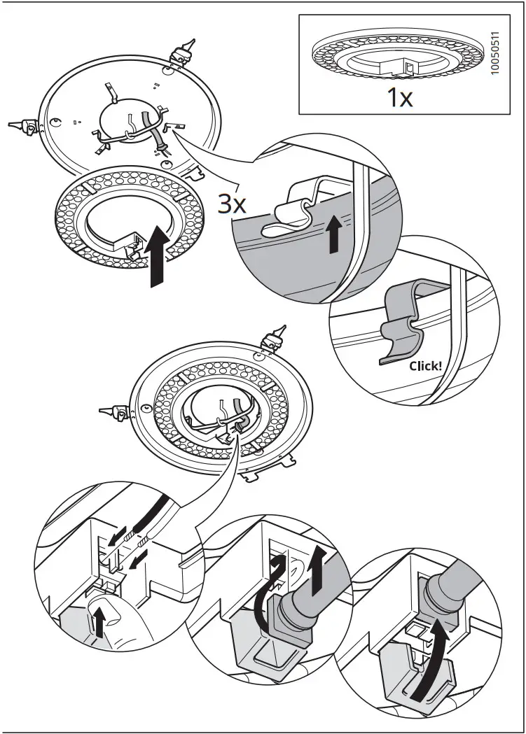IKEA 303 597 71 NYMÅNE LED Loftlampe Hvid - FIGURE 13