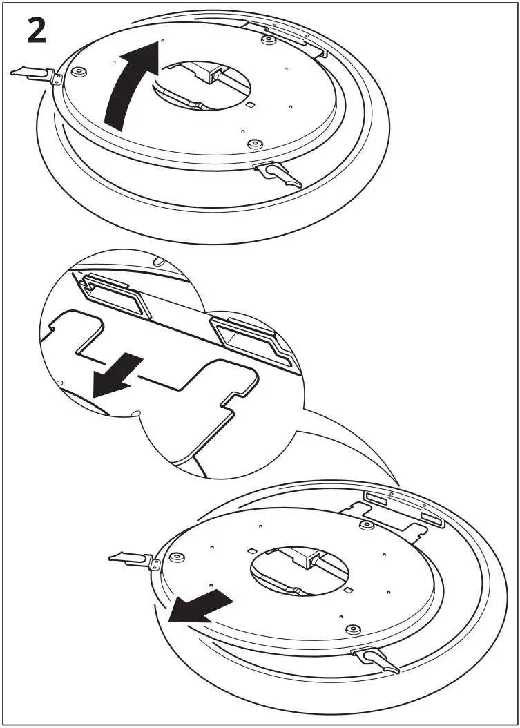 IKEA 303 597 71 NYMÅNE LED Loftlampe Hvid - FIGURE 2