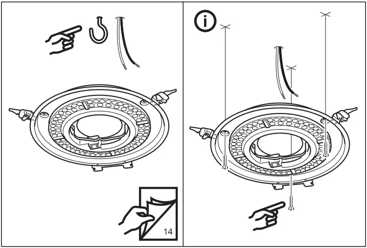 IKEA 303 597 71 NYMÅNE LED Loftlampe Hvid - FIGURE 3