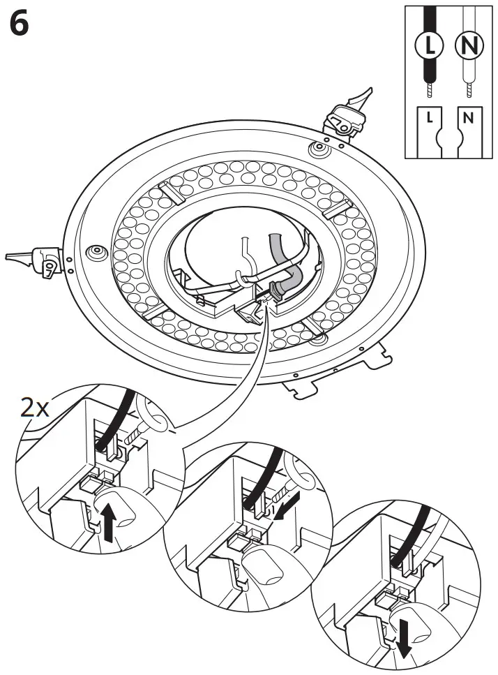 IKEA 303 597 71 NYMÅNE LED Loftlampe Hvid - FIGURE 7