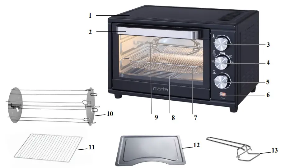 marta MT-EO4293B Electric . Корпус