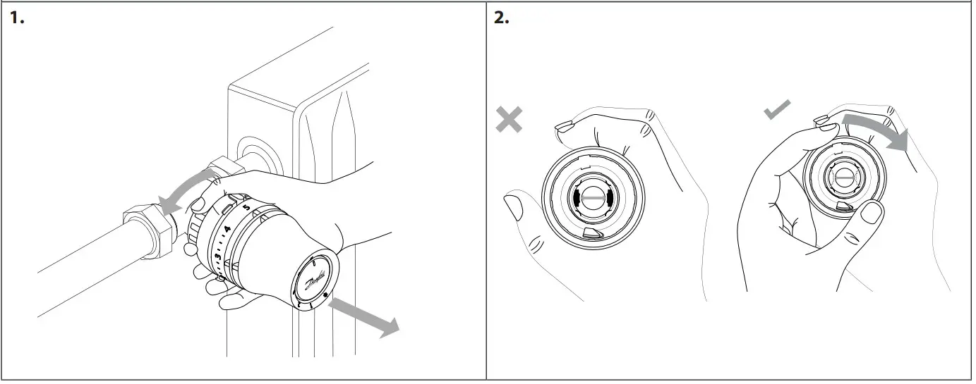 Danfoss Thermostatic Sensors Series Redia RA Click - Uninstall