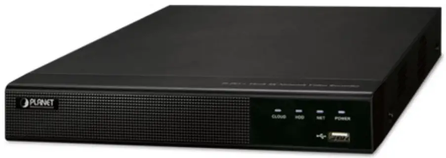 PLANET Technology NVR-1600 H.265plus 16Ch 4K Network Video Recorder