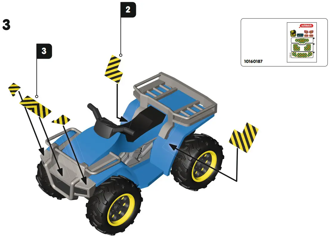 schleich 41466 Dinosaurs Quad Escape from Velociraptor - FIGURE 4