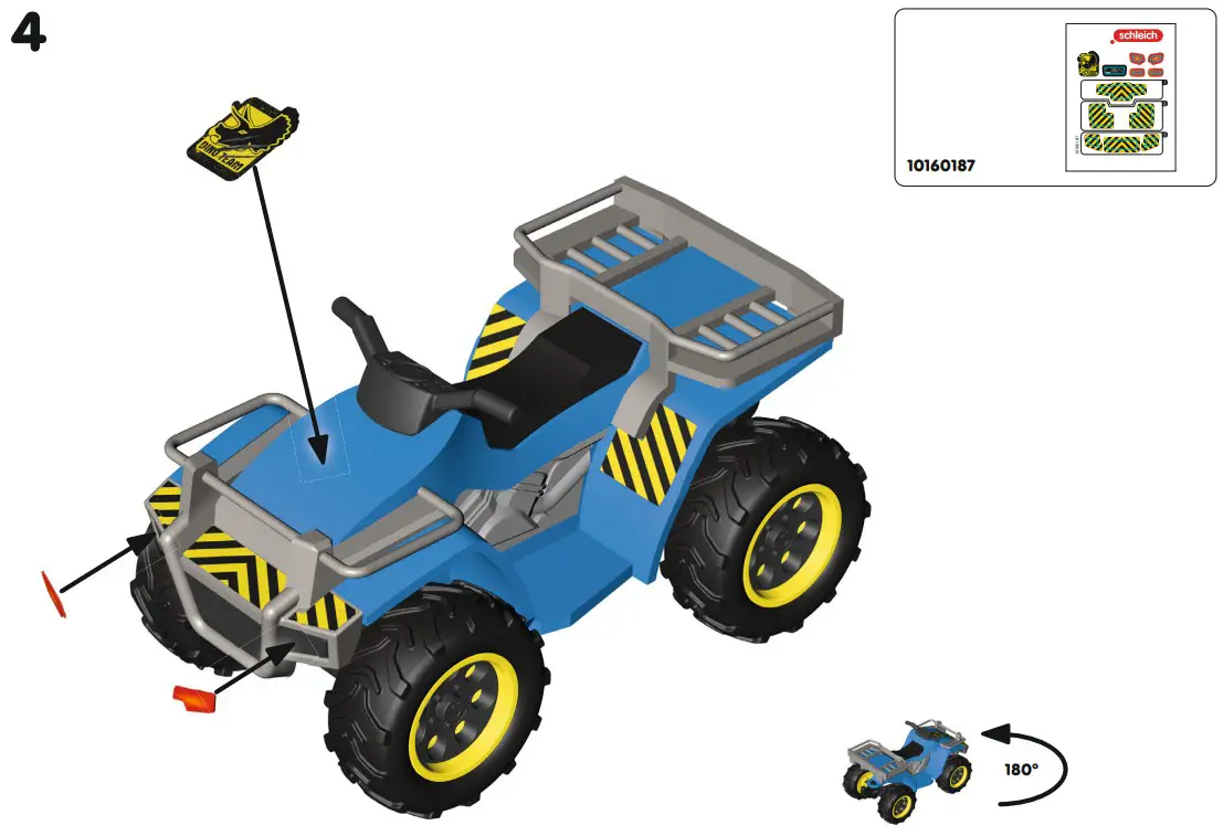 schleich 41466 Dinosaurs Quad Escape from Velociraptor - FIGURE 5