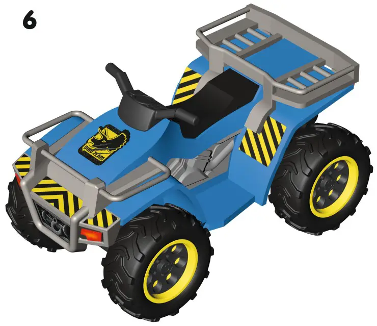 schleich 41466 Dinosaurs Quad Escape from Velociraptor - FIGURE 7