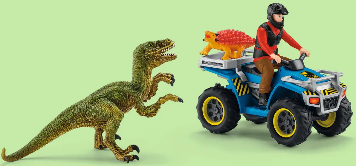 schleich 41466 Dinosaurs Quad Escape from Velociraptor - FIGURE 9