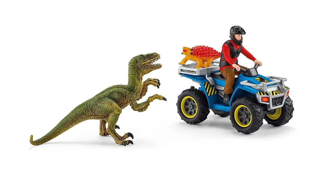 Schleich 41466 Dinosaurs Quad Escape From Velociraptor Instruction Manual