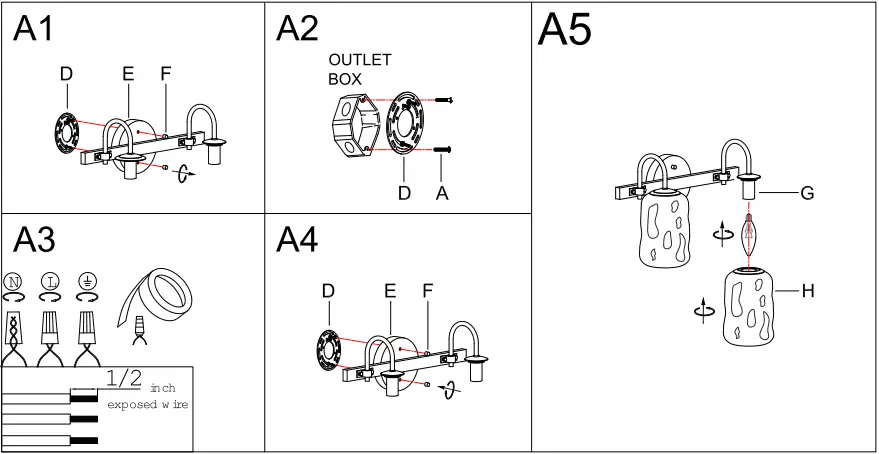 Erharting-A05090W2-14-6-In-2-Light-Brushed-Black-and-Polished-Gold-LED-Modern-Contemporary-Vanity-Light-fig-4