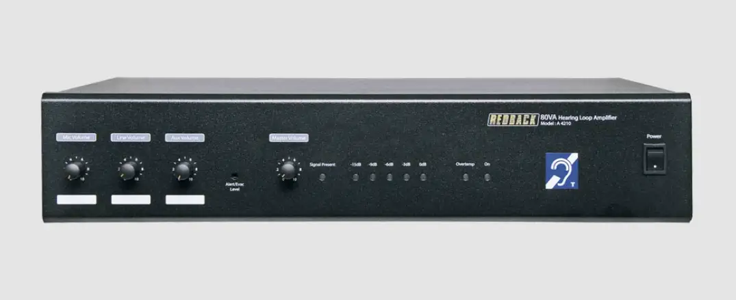 Redback A4210 Hearing Induction Loop Amplifier User Manual Redback A4210 Hearing Induction Loop Amplifier User Manual