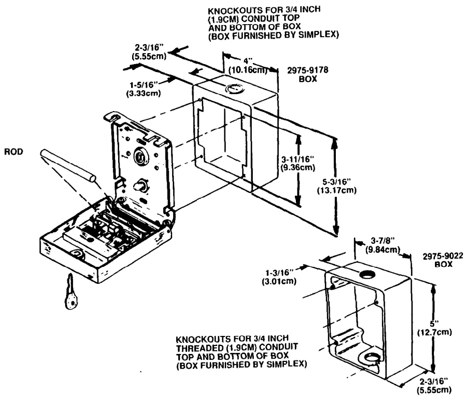 Simplex 2099-9767 Intrinsically Safe Fire Alarm Stations - Diagram 1