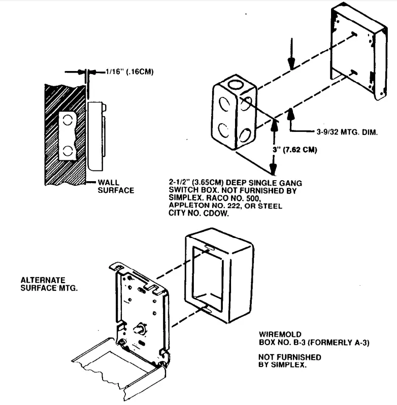 Simplex 2099-9767 Intrinsically Safe Fire Alarm Stations - Diagram 2