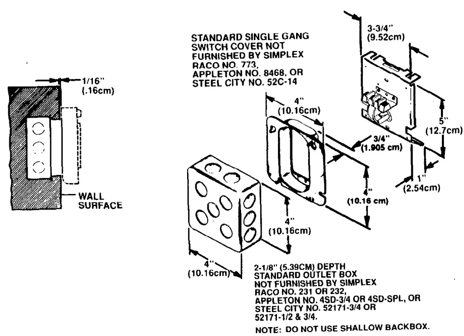 Simplex 2099-9767 Intrinsically Safe Fire Alarm Stations - Diagram