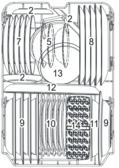 eta 274890000D Dishwasher - Fig 22
