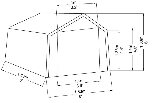 Clarke CIS666 Mini Garden Shed - CONSTRUCTION