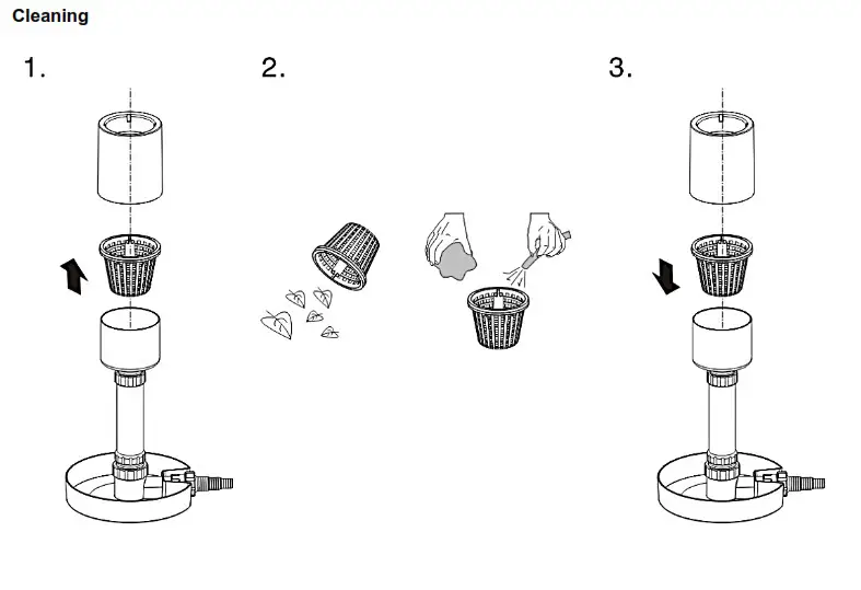 WilTec Skimmer CSP 40 Standing Pond Skimmer Leaf Collector - fig 3