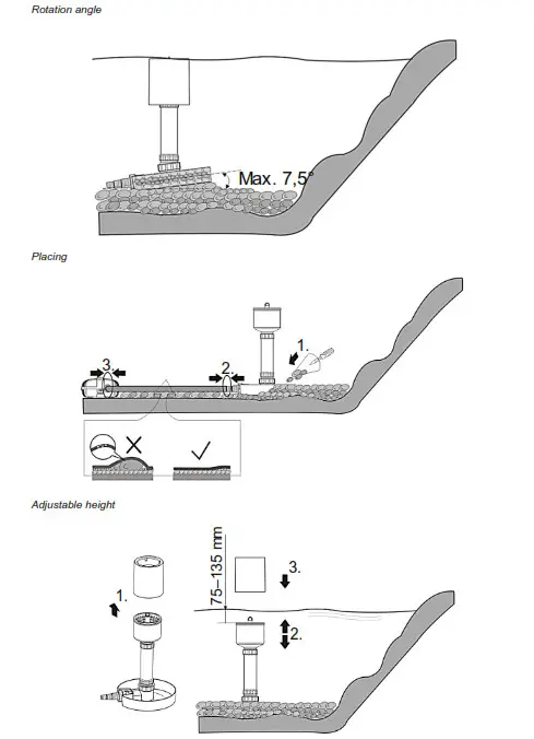 WilTec Skimmer CSP 40 Standing Pond Skimmer Leaf Collector - fig 3