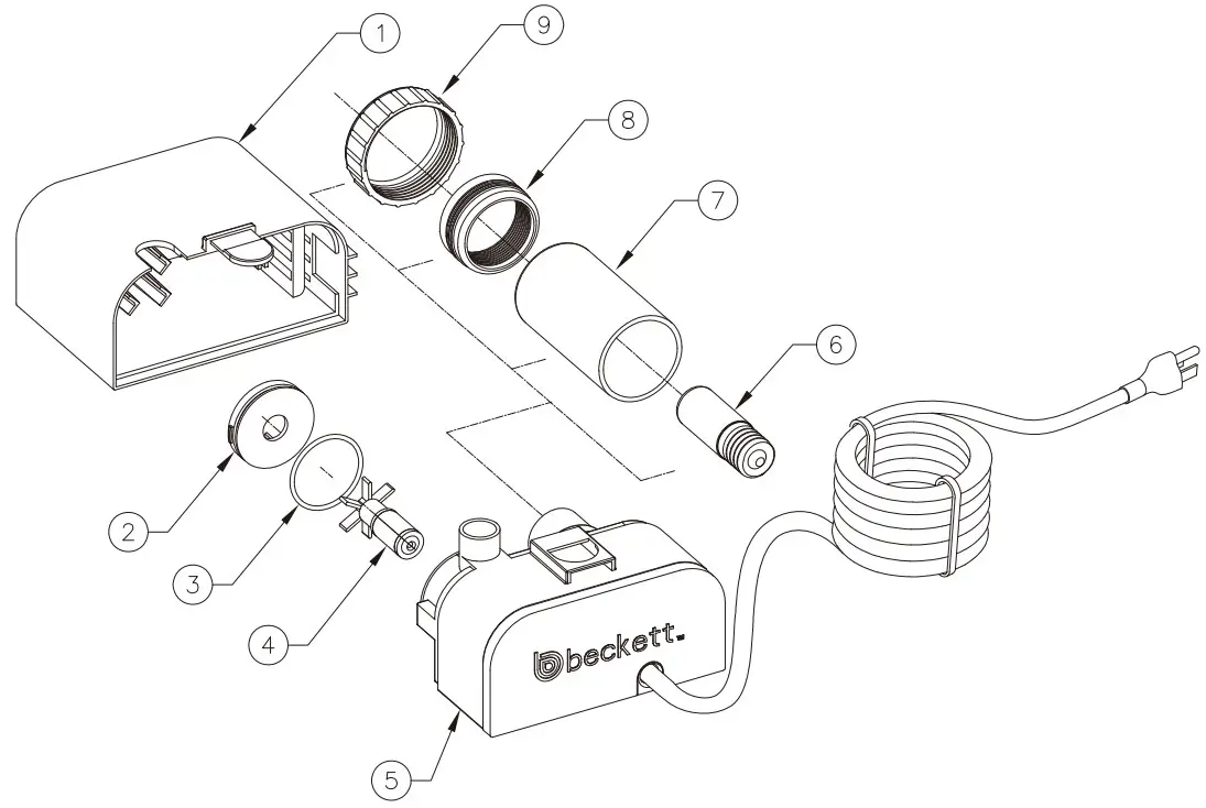 beckett M130UV UV Filter Pump Kit - fig