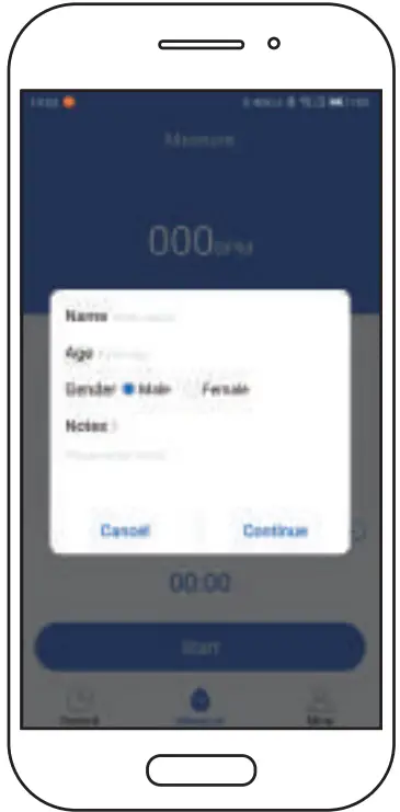 Fill in the information