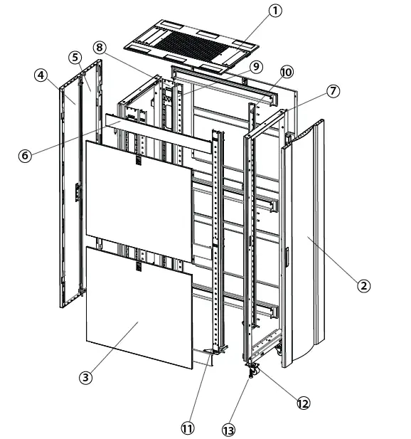rocstor-SolidRack-R3100-Rack-42U-Enclosure-Cabinet-FIG-2