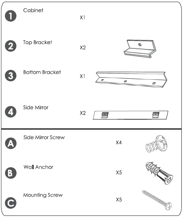 The-Home-Depot-MC2636-Aluminum-Medicine-Cabinet-FIG-1